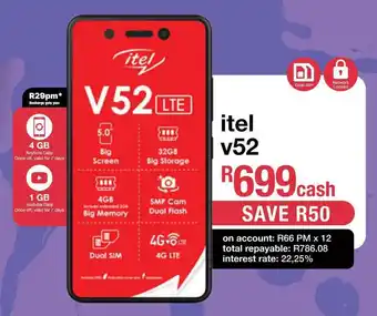 MRP itel v52 offer