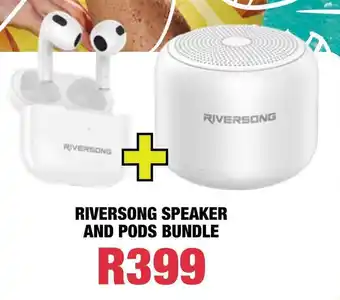 RIVERSONG SPEAKER AND PODS BUNDLE