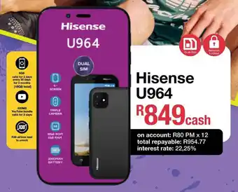 MRP Hisense U964 offer
