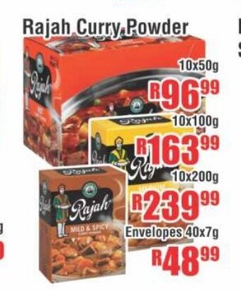 Rajah Curry Powder 10x50g