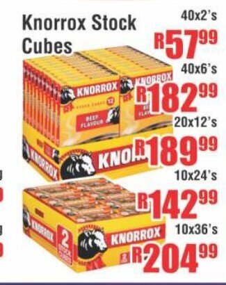 Knorrox Stock Cubes 40x2's