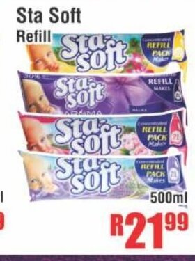 Devland Cash And Carry Sta Soft Refill 500ml offer