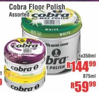 Devland Cash And Carry Cobra Floor Polish Assorted 6x350ml offer