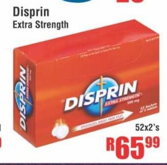 Disprin Extra Strength 52x2's