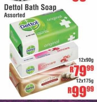 Devland Cash And Carry Dettol Bath Soap Assorted 12x90g offer