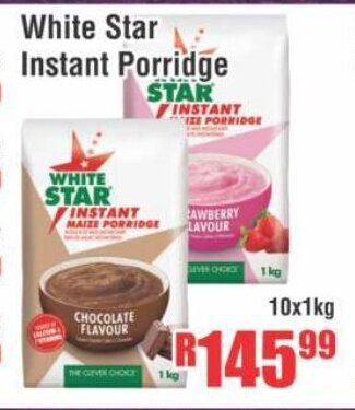 Devland Cash And Carry White Star Instant Porridge 10x1kg offer