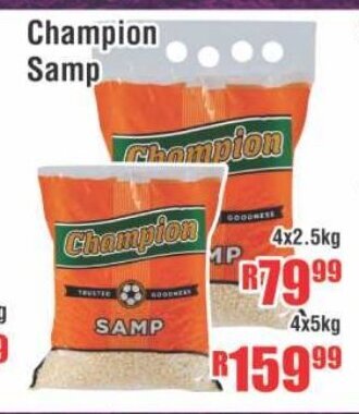 Devland Cash And Carry Champion Samp 4x2.5kg offer