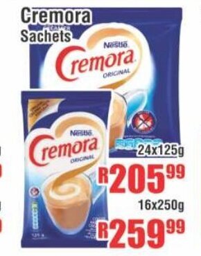 Cremora Sachets 24x125g