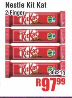 Nestle Kit Kat 2 Finger 36x21g