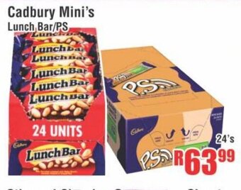 Devland Cash And Carry Cadbury Mini's Lunch Bar / PS 24's offer