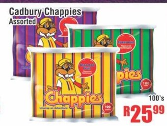 Cadbury Chappies Assorted 100's