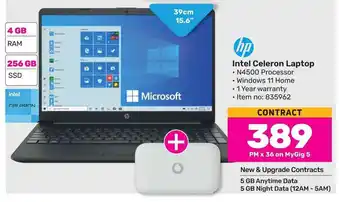 Game Hp Intel Celeron Laptop CONTRACT offer