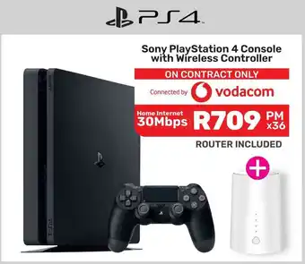 Game Sony PlayStation 4 Console with Wireless Controller CONTRACT offer