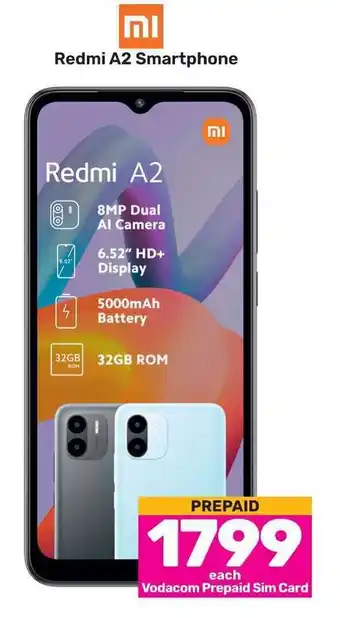 Game Redmi A2 Smartphone PREPAID offer