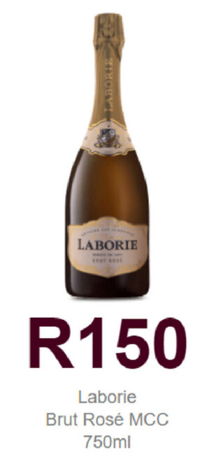 Pick n Pay Liquor Laborie Brut Rosé MCC 750ml offer