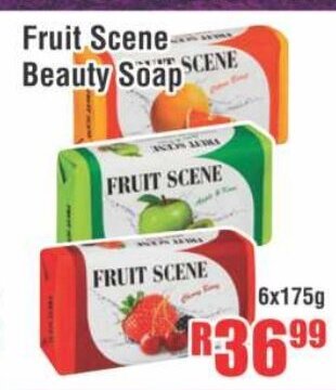 Fruit Scene Beauty Soap 6x175g