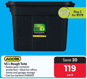 Makro ADDIS 45 L Rough Tote offer