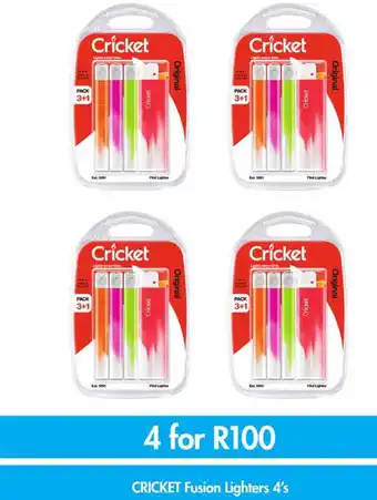 Criket Fusion Lighters 4's