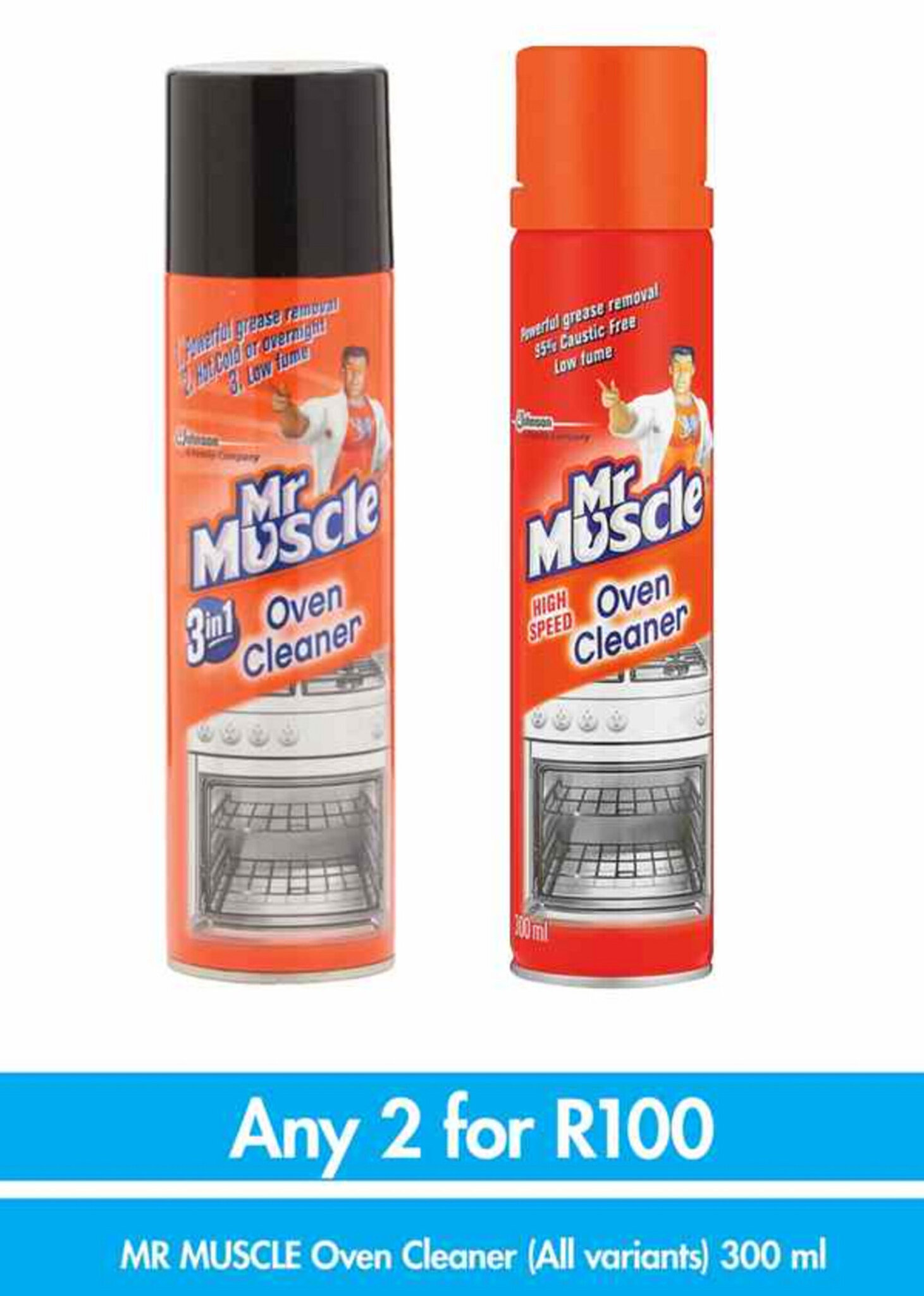 Mr Muscle Oven Cleaner 300ml offer at Makro’s liquor