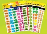 Makro Tower glitter stickers (3 sheets) 461051-each offer