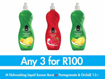 M Dishwashing Liquid 1.5L