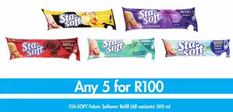 Makro’s liquor Sta-Soft Fabric Softener Refill 500ml offer