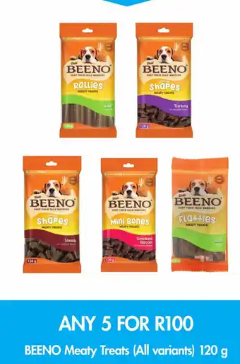 Makro’s liquor Beeno Meaty Treats 120g offer