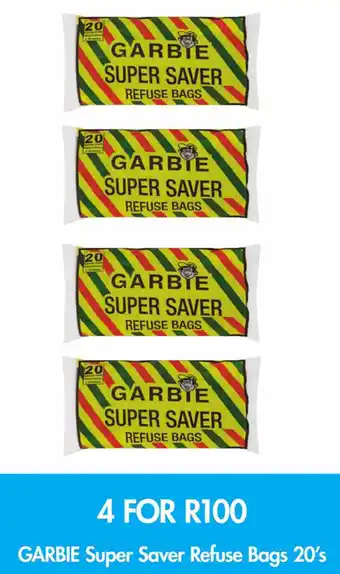 Makro’s liquor Garbie Super Saver Refuse Bags 20's offer