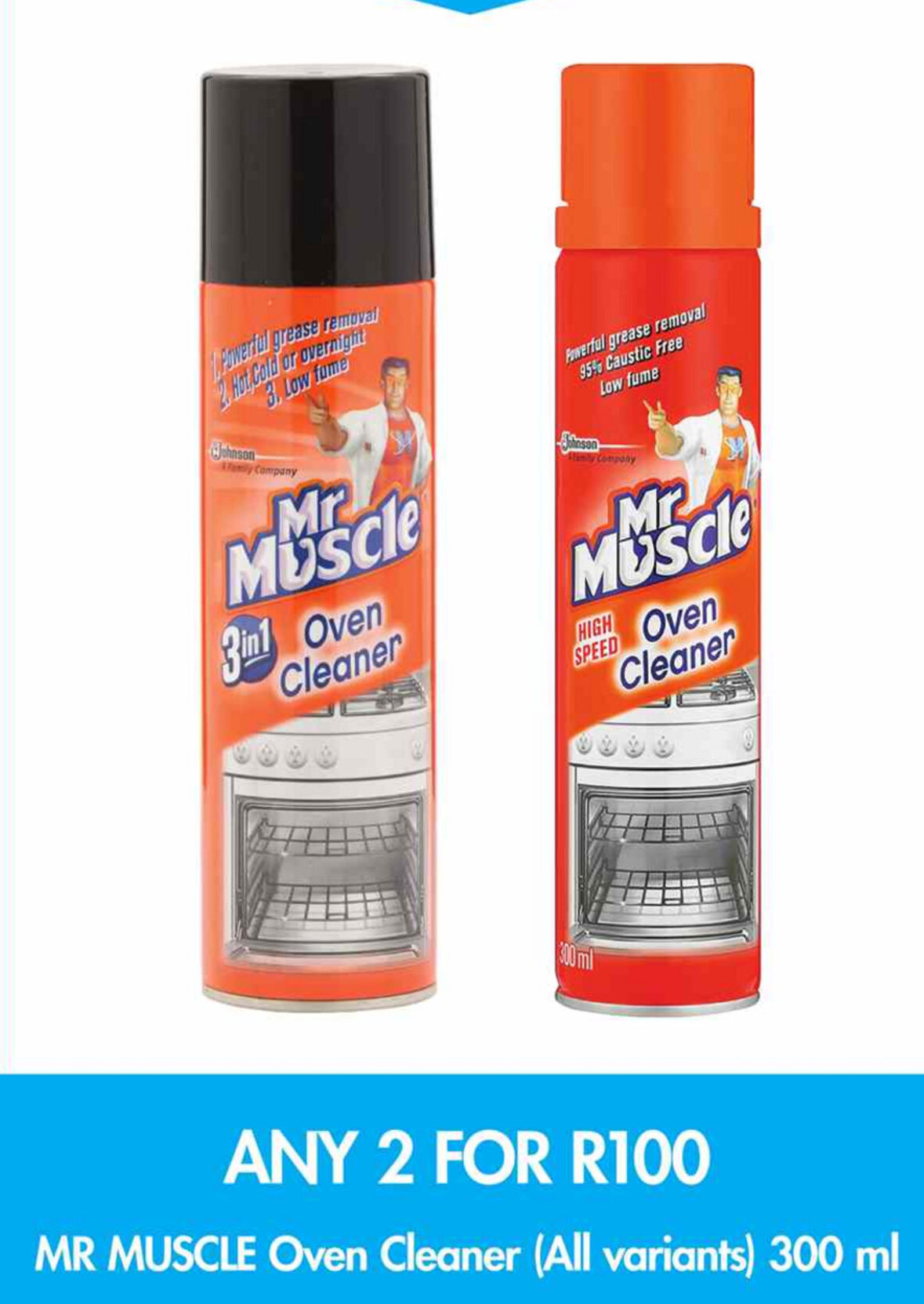 Mr Muscle Oven Cleaner 300ml offer at Makro’s liquor