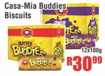 Casa-Mia Buddies Biscuits 12x100g