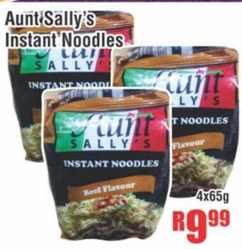 Devland Cash And Carry Aunt Sally's Instant Noodles 4x65g offer