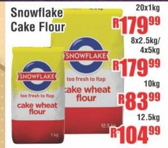 Devland Cash And Carry Snowflake Cake Flour 20x1kg offer