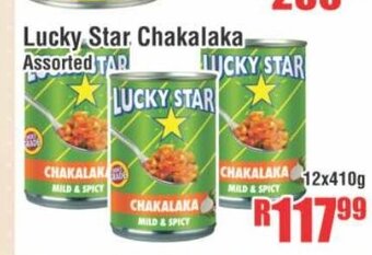 Devland Cash And Carry Lucky Star Chakalaka Assorted 12x410g offer
