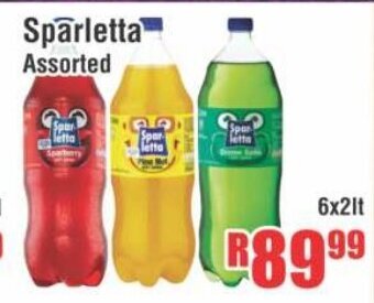 Devland Cash And Carry Sparletta Assorted 6x2lt offer
