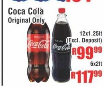 Devland Cash And Carry Coca Cola Original Only 12x1.25lt offer
