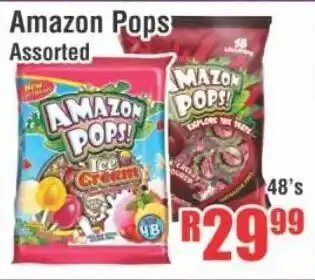 Devland Cash And Carry Amazon Pops Assorted 48's offer