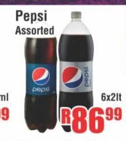 Devland Cash And Carry Pepsi Assorted 6x2lt offer