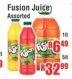 Devland Cash And Carry Fusion Juice Assorted 1lt offer
