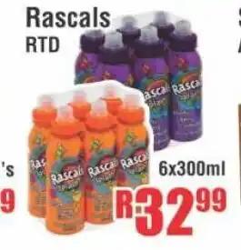 Rascals RTD 6x300ml
