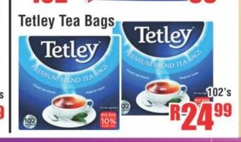 Tetley Tea Bags 102's