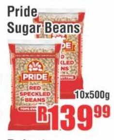 Pride Sugar Beans 10x500g