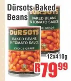 Diirsots Baked Beans 12x410g