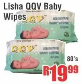 Devland Cash And Carry Lisha QQV Baby Wipes 80's offer
