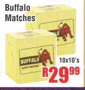 Buffalo Matches 10x10's