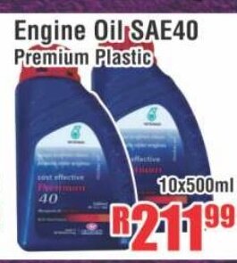 Devland Cash And Carry Engine Oil SAE40 Premium Plastic 10x500ml offer