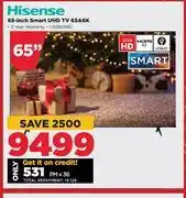 HiFi Corp Hisense 65 smart uhd tv 65a6k offer