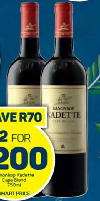 Pick n Pay Liquor Kanonkop Kadette Cape Blend 750ml offer