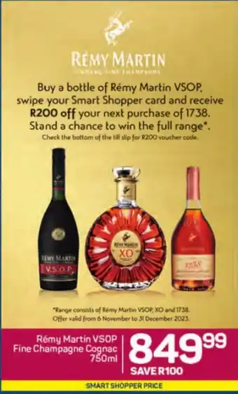 Rémy Martin VSOP Fine Champagne Cognac 750ml