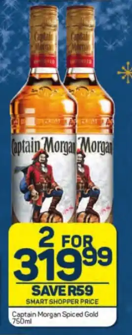 Pick n Pay Liquor Captain Morgan Spiced Gold 750ml offer
