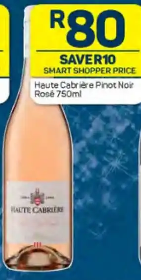 Pick n Pay Liquor Haute Cabrière Pinot Noir Rosé 750ml offer